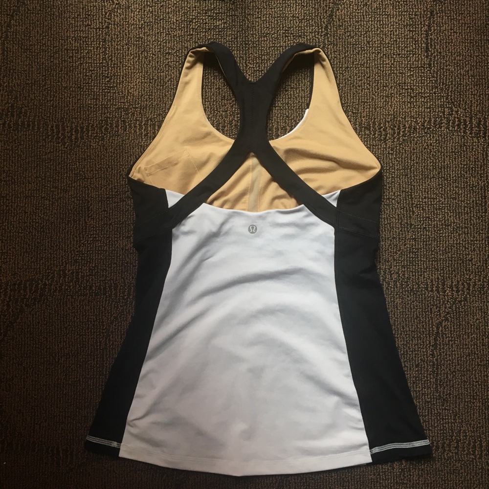 LULULEMON - Color block Racer back top, 6 - Picture 3 of 4